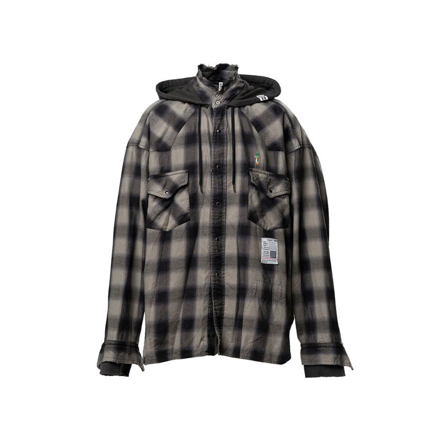 SWEAT HOODIE L/S SHIRTS / GRAY (J16SH182) MIHARA YASUHIRO(ミハラ ヤスヒロ) | 