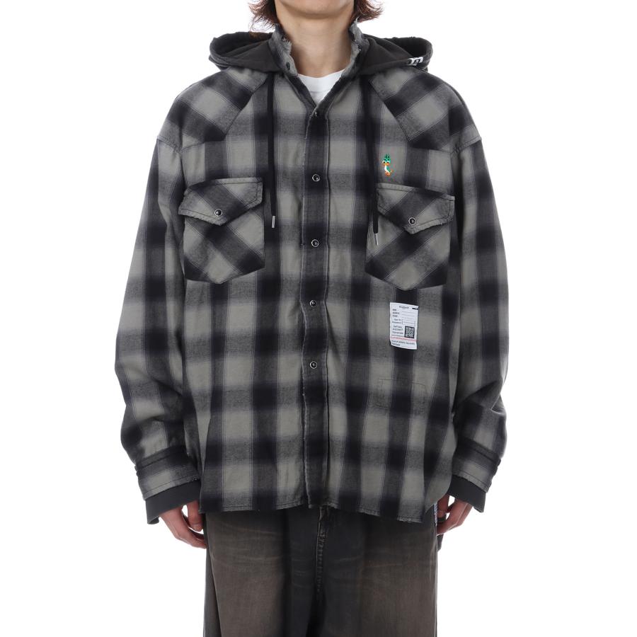 SWEAT HOODIE L/S SHIRTS / GRAY (J16SH182) MIHARA YASUHIRO(ミハラ ヤスヒロ) |  | 02