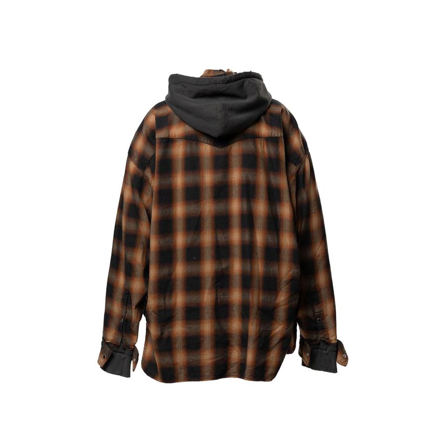 SWEAT HOODIE L/S SHIRTS / BROWN (J16SH182) MIHARA YASUHIRO(ミハラ ヤスヒロ) |  | 01