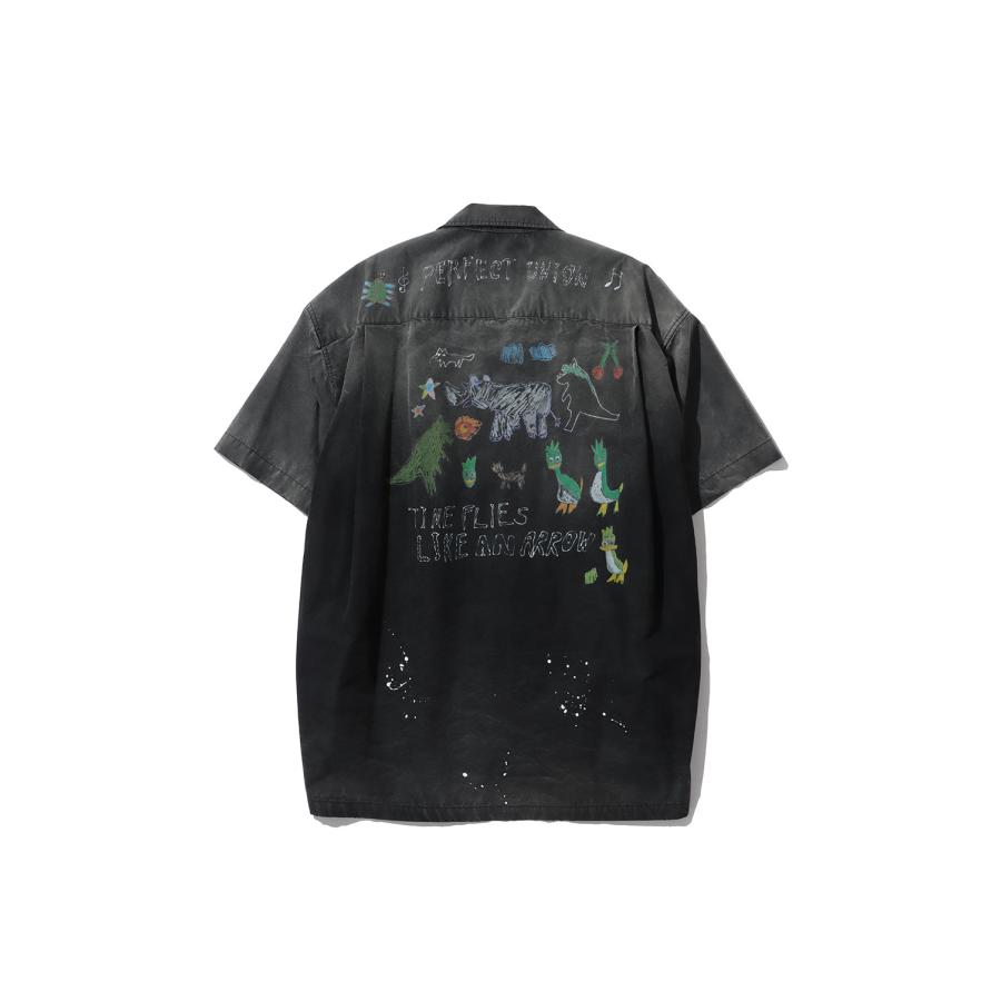 HAND DRAWING H/S SHIRTS / BLACK (J16SH184) MIHARA YASUHIRO(ミハラ ヤスヒロ) |  | 01