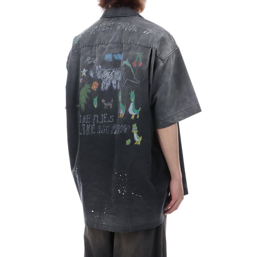 HAND DRAWING H/S SHIRTS / BLACK (J16SH184) MIHARA YASUHIRO(ミハラ ヤスヒロ) |  | 04
