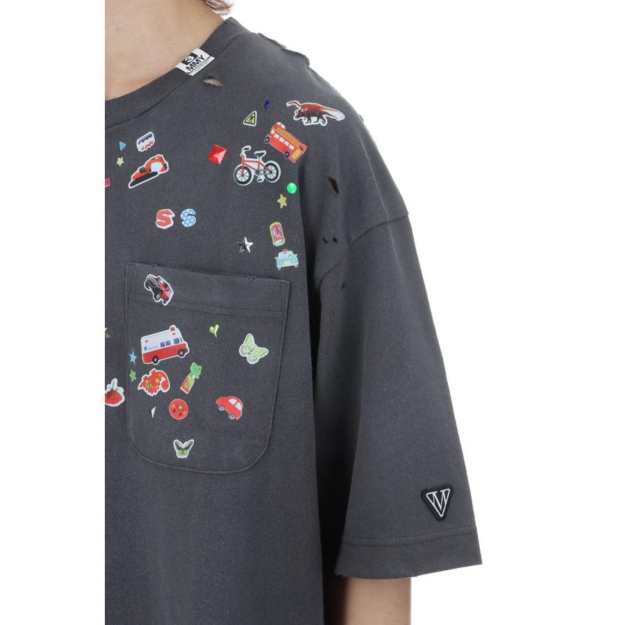 KIDS STICKER TEE / BLACK (J16TS821) MIHARA YASUHIRO(ミハラ ヤスヒロ) |  | 05