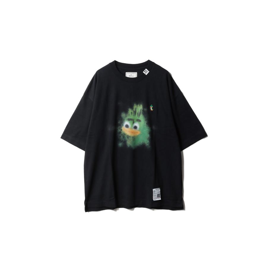 LEON PRINTED TEE / BLACK (J16TS861) MIHARA YASUHIRO(ミハラ ヤスヒロ) | 