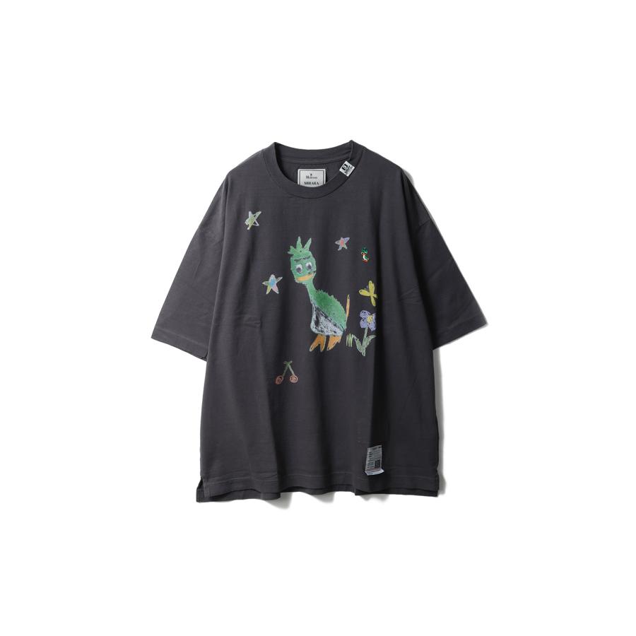 LEON KIDS DOODLE TEE / BLACK (J16TS862) MIHARA YASUHIRO(ミハラ ヤスヒロ) | 