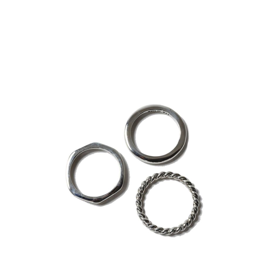 Triple Ring / Silver (XOR025) XOLO JEWELRY(ショロ ジュエリー