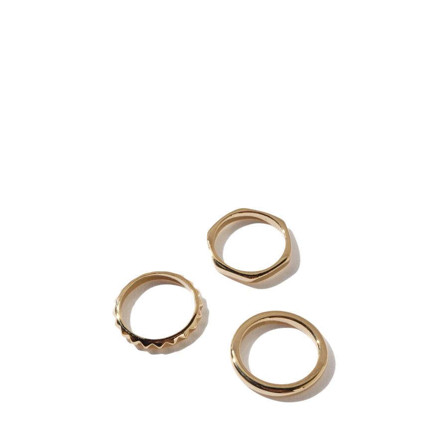 Triple with Spike Ring / Gold (XOR096-G) XOLO JEWELRY(ショロ ジュエリー) |  | 04