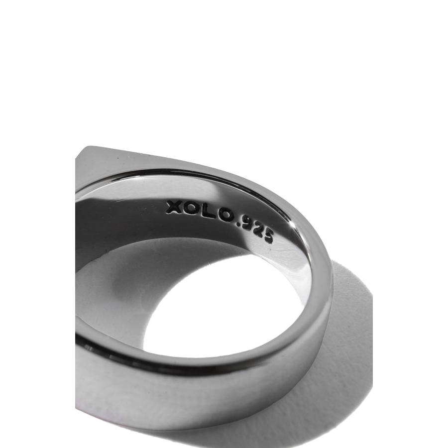 Pentagon Ring with Hair Line / Silver (XOR122) XOLO JEWELRY(ショロ ジュエリー) |  | 02