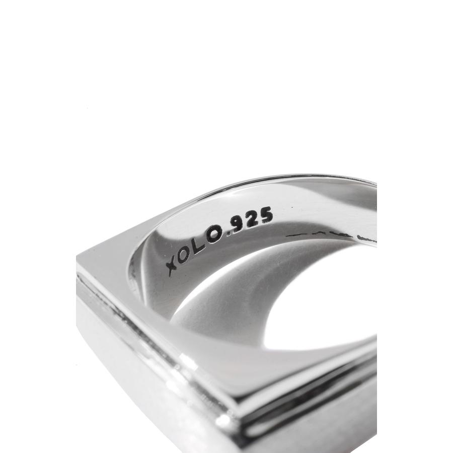 Center Weight Ring with Hair Line / Silver (XOR124) XOLO JEWELRY(ショロ ジュエリー) |  | 02