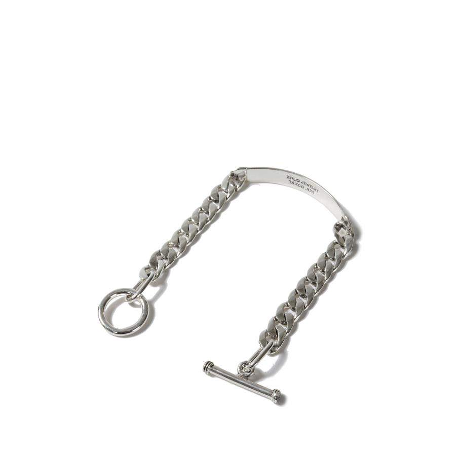 ID Basic Link Bracelet -8mm- / Silver (XOB036-19) XOLO JEWELRY