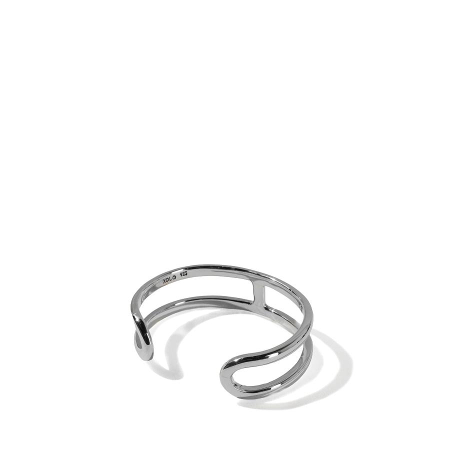 H Bangle / Silver (XOBG010S) XOLO JEWELRY(ショロ ジュエリー