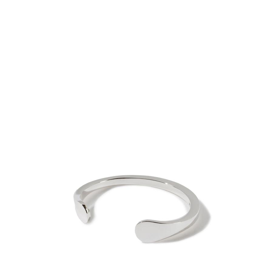 Square Bangle -Wide- / Silver (XOBG025L) XOLO JEWELRY(ショロ ジュエリー)の画像