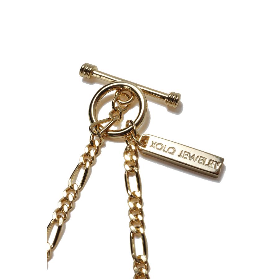 Figaro Link Necklace -2mm- / Gold (XON049-50G) XOLO JEWELRY(ショロ ジュエリー) |  | 01