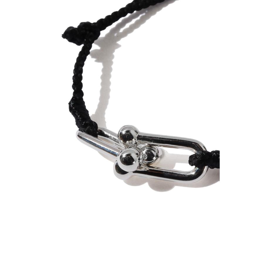 Homage Link Silk Code Bracelet / Black (XOCB001-BLK) XOLO JEWELRY(ショロ ジュエリー) |  | 02