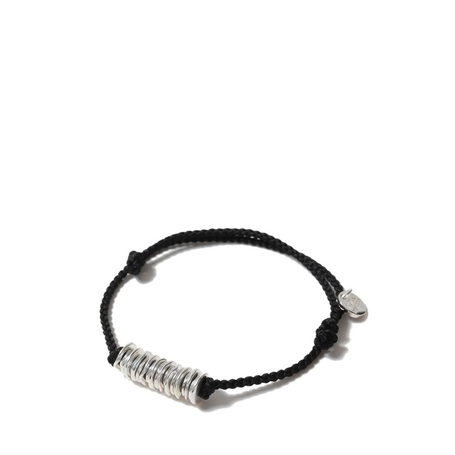 Piece Link Silk Code Bracelet / Black (XOCB003-BLK) XOLO JEWELRY(ショロ ジュエリー) |  | 01