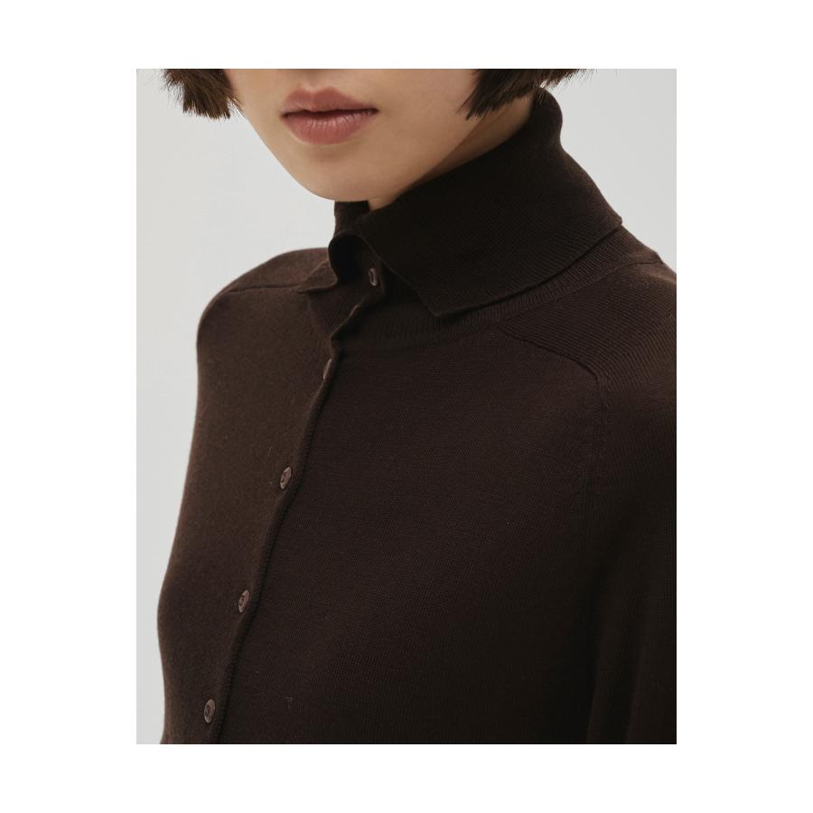 Tencelwool Highneck Knit - CHOCOLATE (12610520) Todayful(トゥデイフル) | TODAYFUL | 03