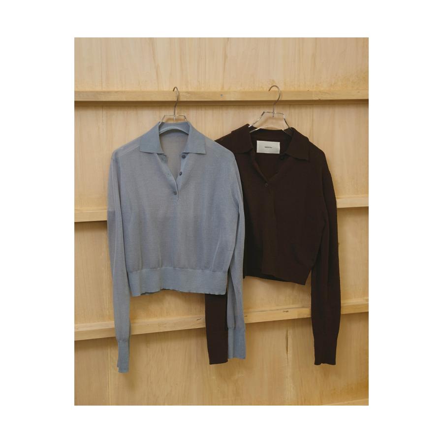 Layered  Polo Knit - CHOCOLATE (12610508) Todayful(トゥデイフル) | TODAYFUL | 03