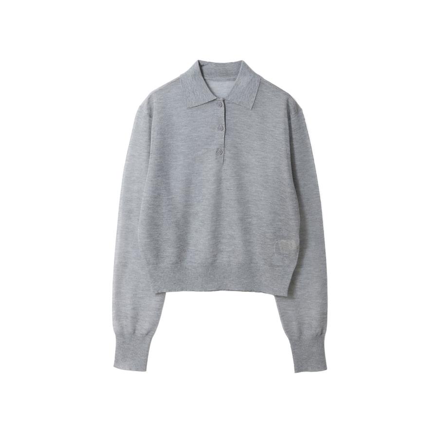 【SALE】Layered  Polo Knit - ECRU (12610508) Todayful(トゥデイフル) | TODAYFUL | 01