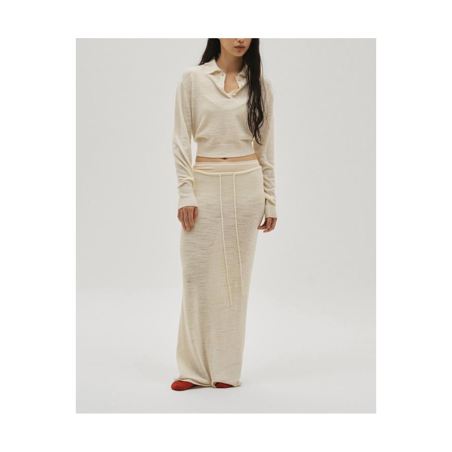 【SALE】Layered  Polo Knit - ECRU (12610508) Todayful(トゥデイフル) | TODAYFUL | 06