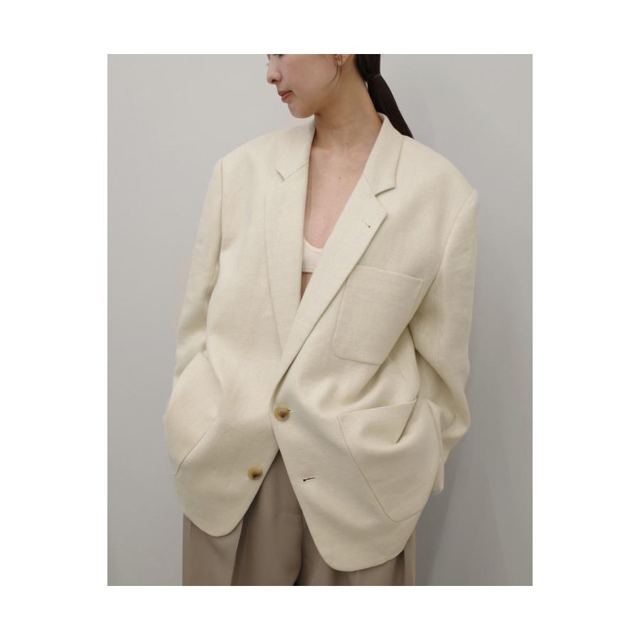 Boyfriend Linen Jacket - ECRU (12610107) Todayful(トゥデイフル) | TODAYFUL | 01