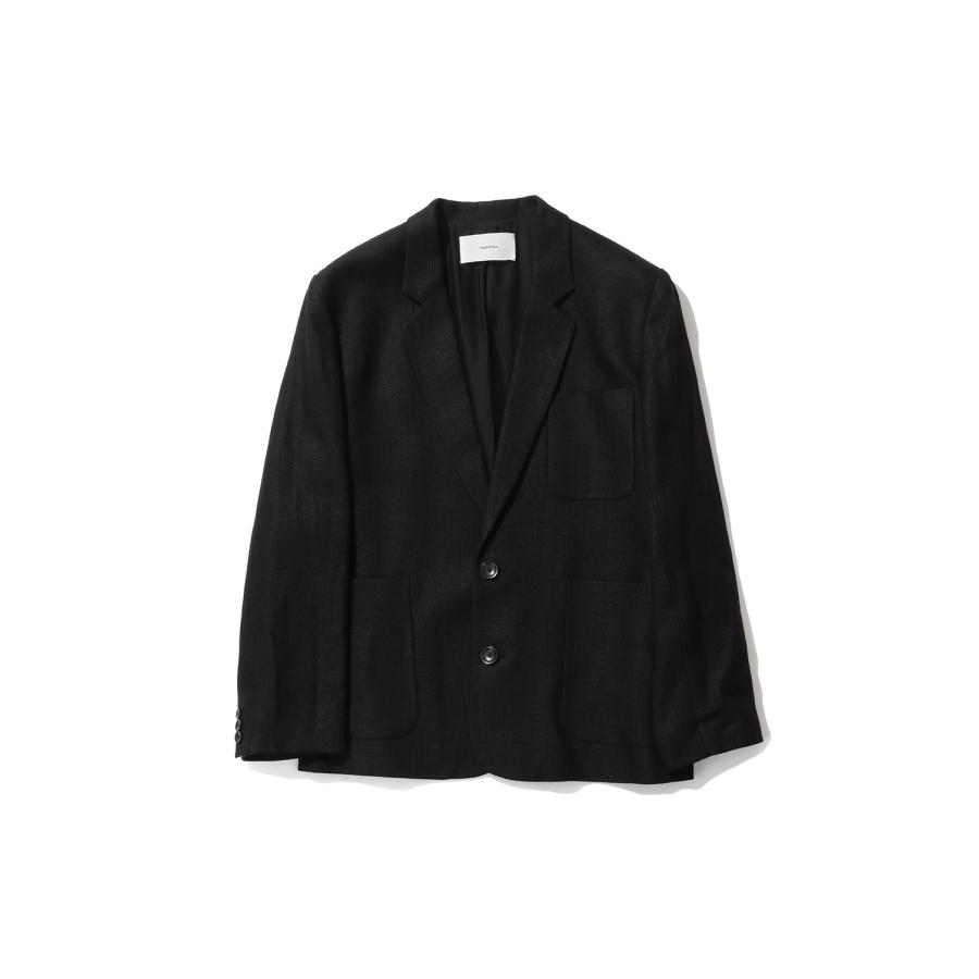 Boyfriend Linen Jacket - BLACK (12610107) Todayful(トゥデイフル) | TODAYFUL