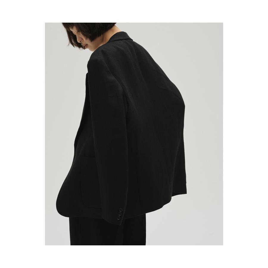 Boyfriend Linen Jacket - BLACK (12610107) Todayful(トゥデイフル) | TODAYFUL | 03