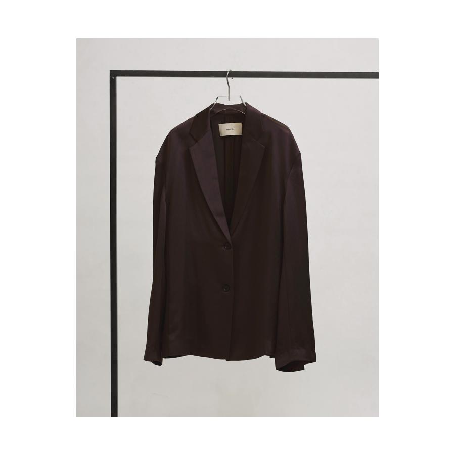 【SALE】Satin Over Jacket - DARK BROWN (12610103) Todayful(トゥデイフル) | TODAYFUL | 01