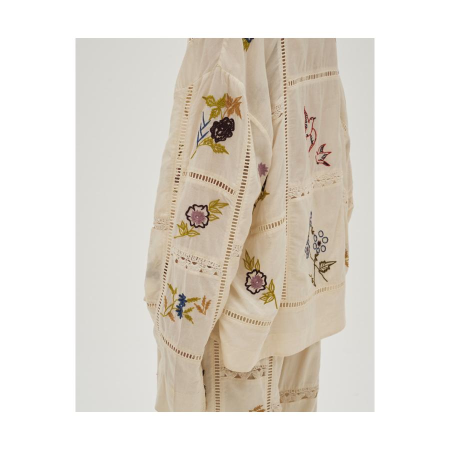 Embroidery Patchwork Shirts - ECRU (12610428) Todayful(トゥデイフル) | TODAYFUL | 02