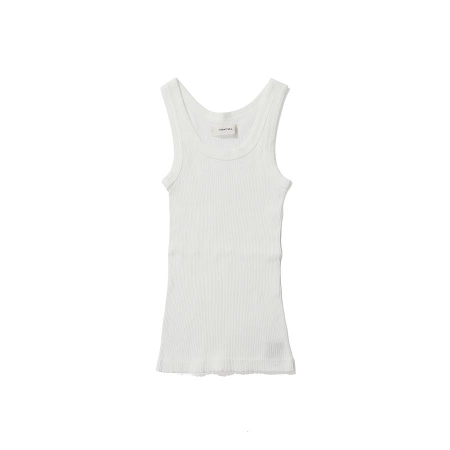 Useful Seamless Rib Tanktop - WHITE (12610621) Todayful(トゥデイフル) | TODAYFUL