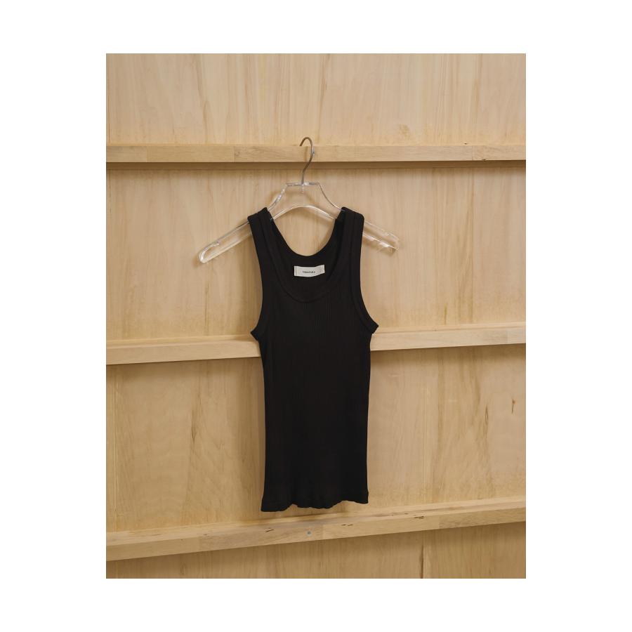 Useful Seamless Rib Tanktop - DARK BROWN (12610621) Todayful(トゥデイフル) | TODAYFUL | 01
