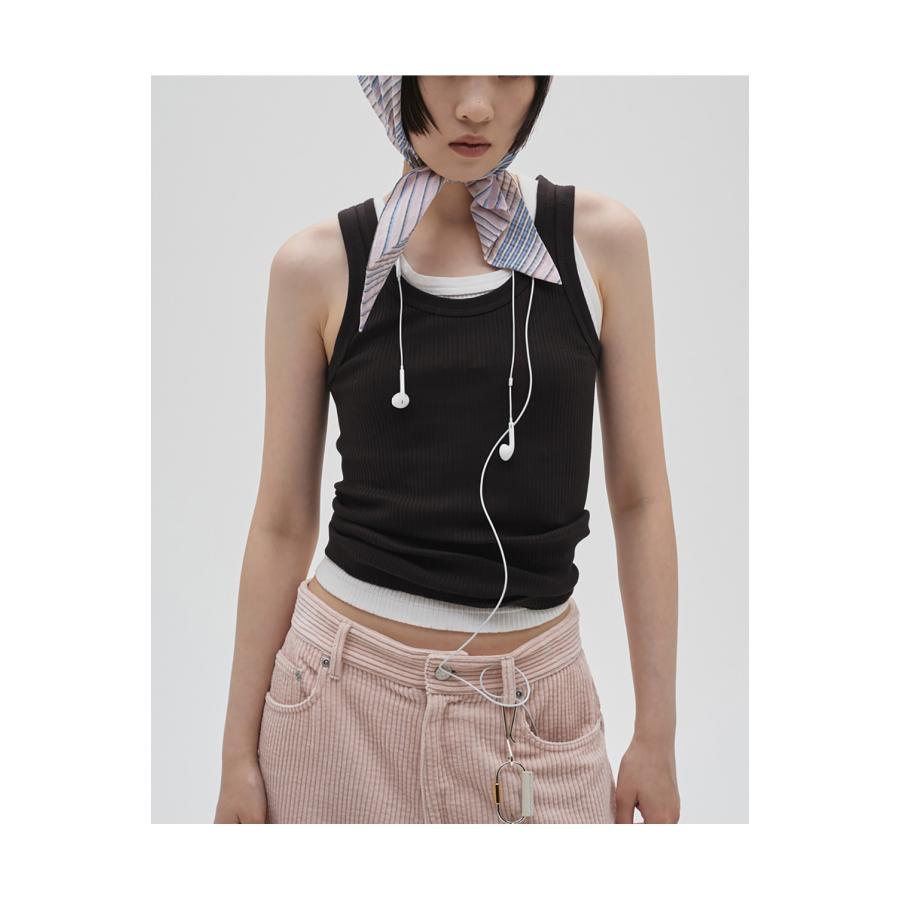 Useful Seamless Rib Tanktop - DARK BROWN (12610621) Todayful(トゥデイフル) | TODAYFUL | 02
