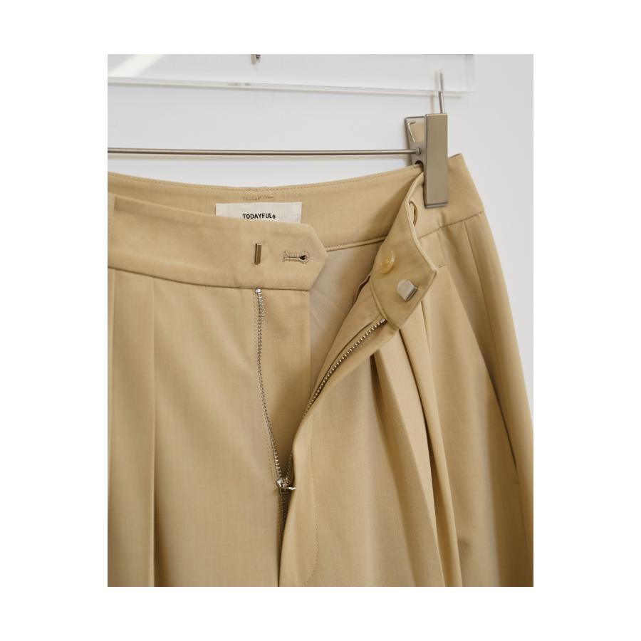 Dry Touch Tuck Trousers - SAND (12610705) Todayful(トゥデイフル) | TODAYFUL | 02