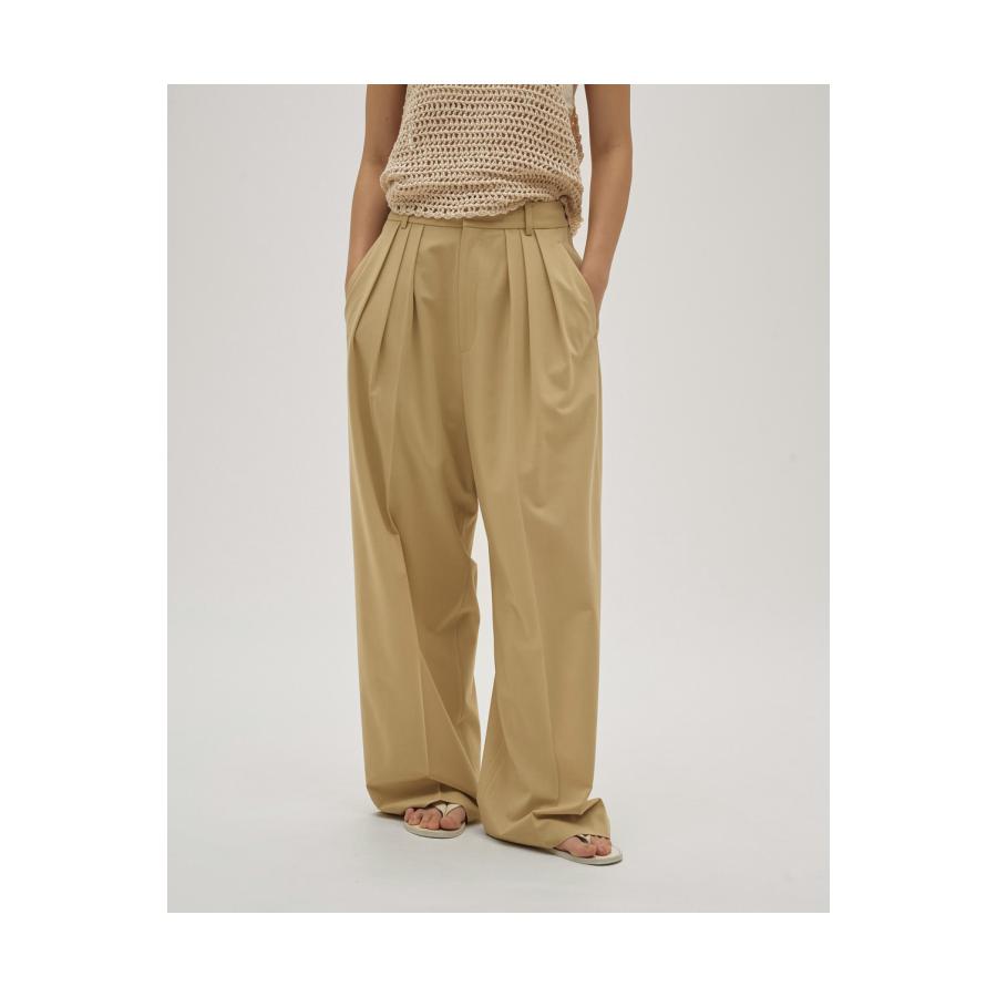 Dry Touch Tuck Trousers - SAND (12610705) Todayful(トゥデイフル) | TODAYFUL | 04