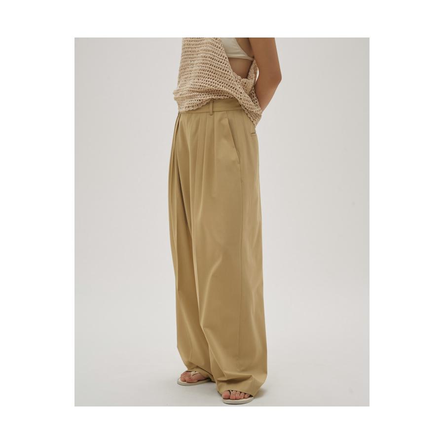 Dry Touch Tuck Trousers - SAND (12610705) Todayful(トゥデイフル) | TODAYFUL | 05