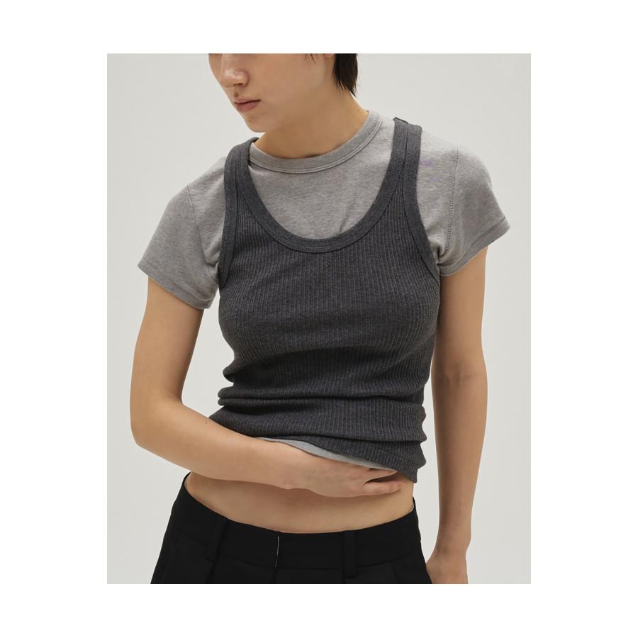 【SALE】Compact Smooth T-shirts - GRAY (12610617) Todayful(トゥデイフル) | TODAYFUL | 04