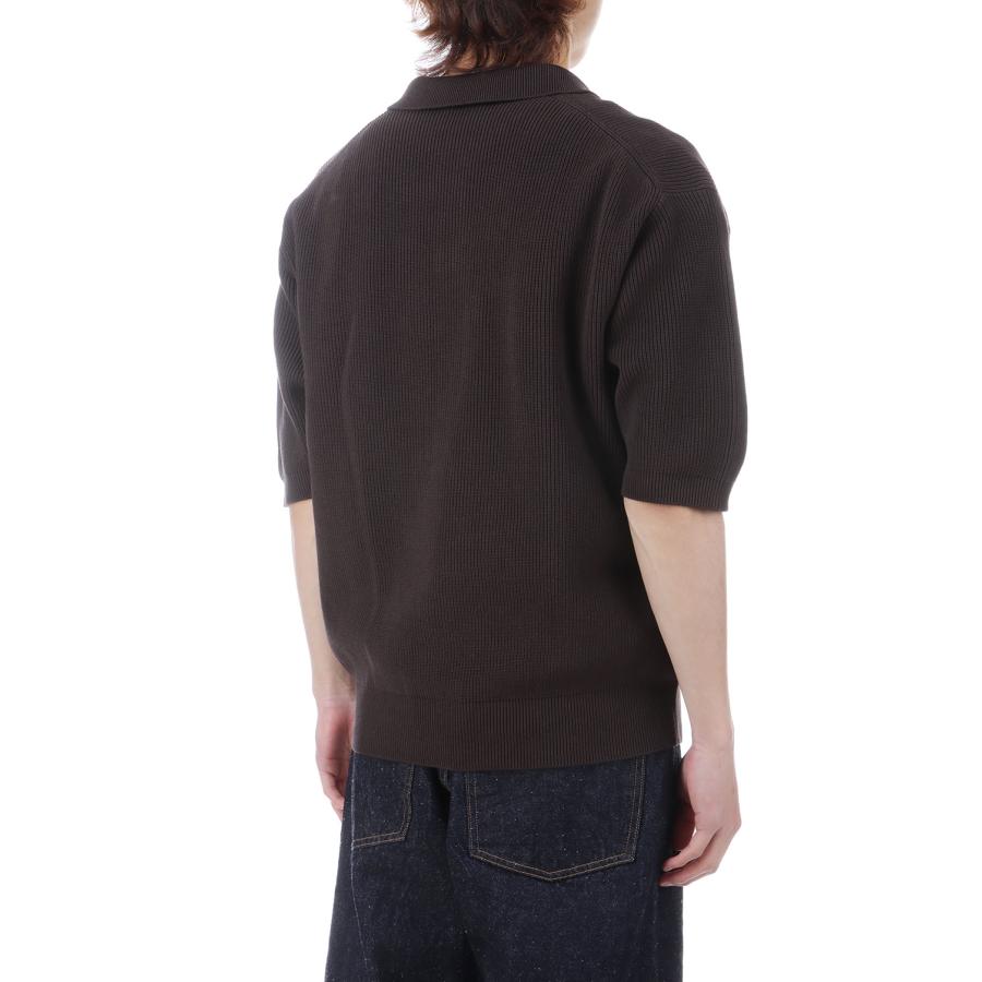 Cotton Rib Knit Skipper Shirt / ESPRESSO (KS26SKN04) Kaptain Sunshine(キャプテンサンシャイン) |  | 04
