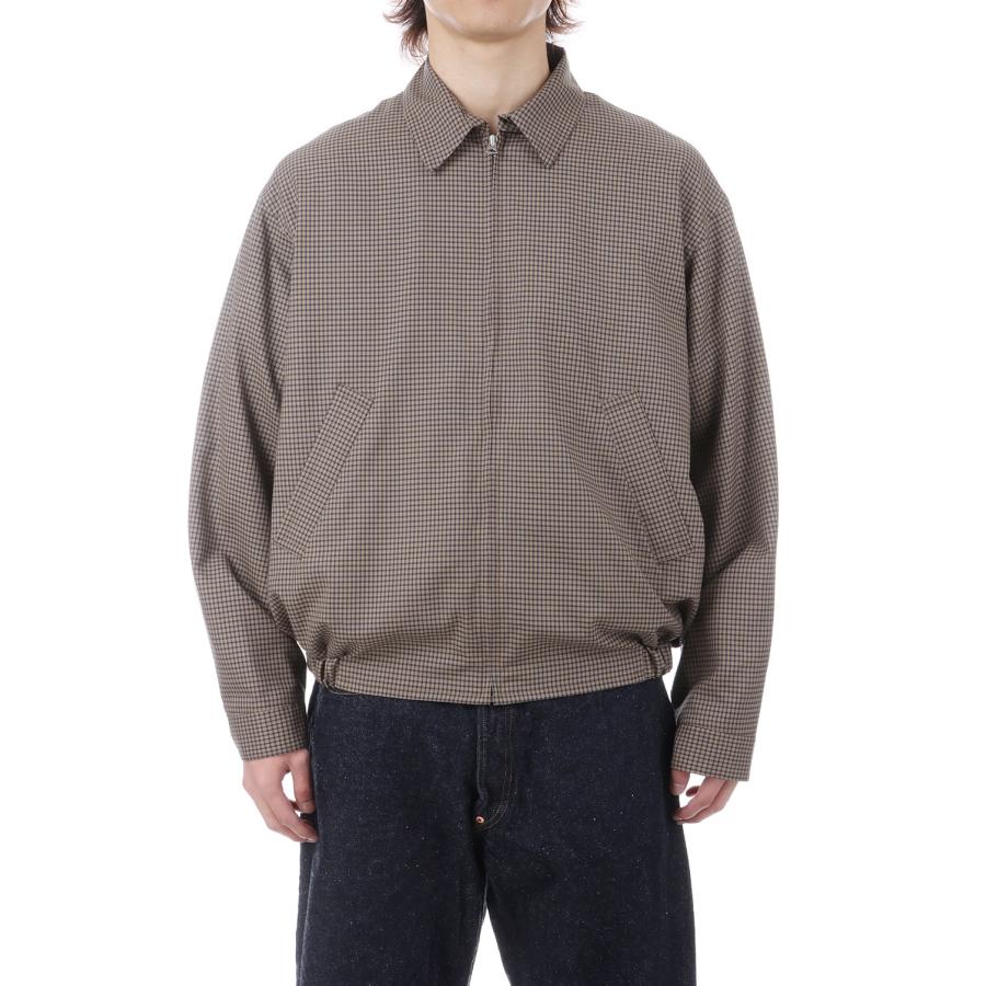Summer Wool Zip Blouson / KHAKI PLAID (KS26SJK16) Kaptain Sunshine(キャプテンサンシャイン) |  | 02
