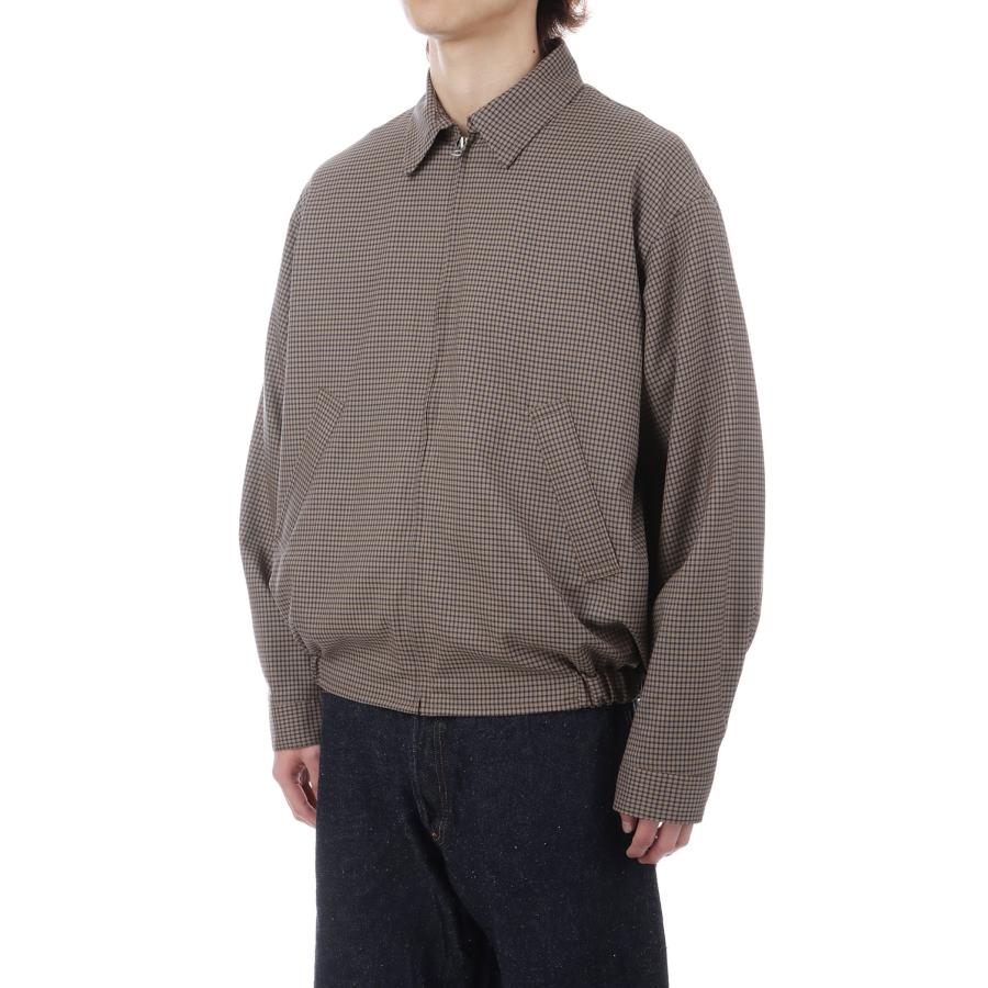 Summer Wool Zip Blouson / KHAKI PLAID (KS26SJK16) Kaptain Sunshine(キャプテンサンシャイン) |  | 03
