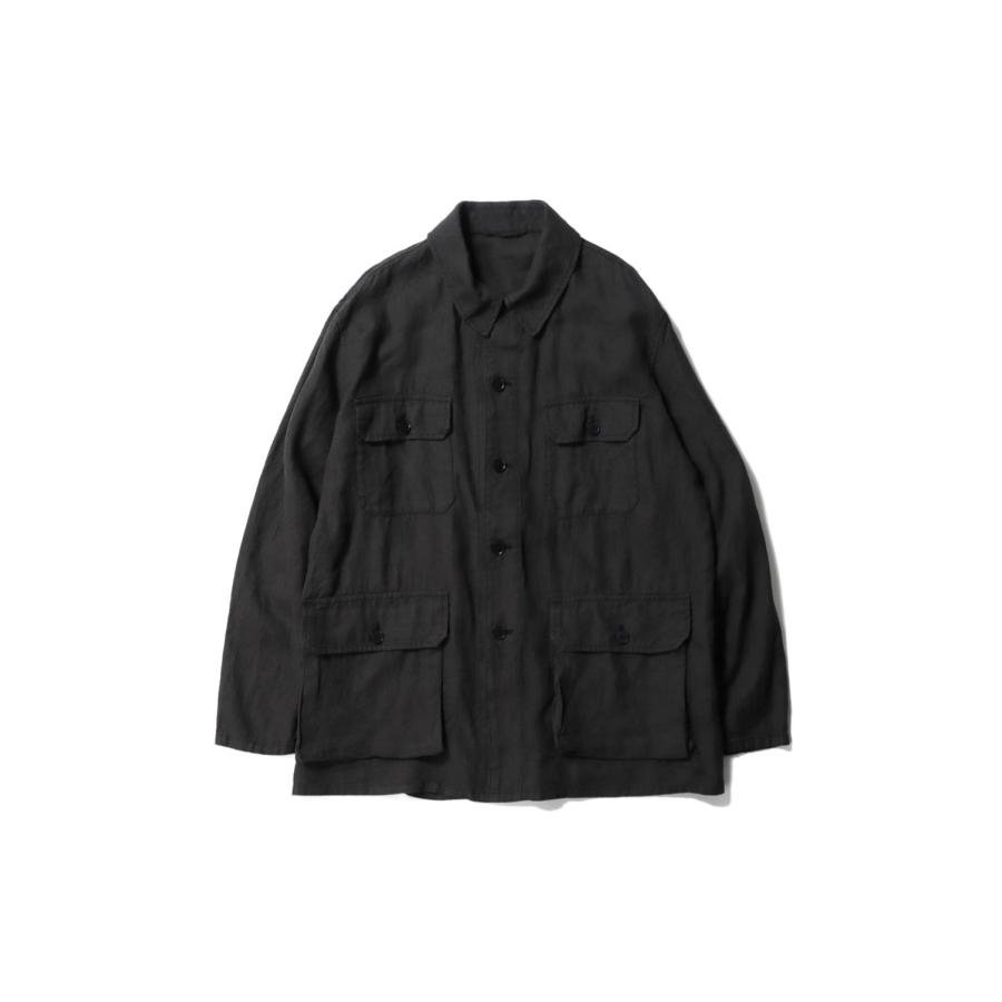 Safari Shirt Jacket / INK BLACK (KS26SJK18) Kaptain Sunshine(キャプテンサンシャイン) |  | 02