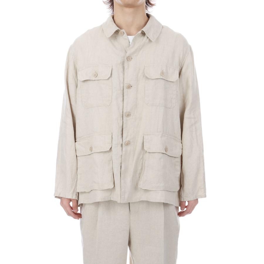 Safari Shirt Jacket / ASH GREY (KS26SJK18) Kaptain Sunshine(キャプテンサンシャイン) |  | 02