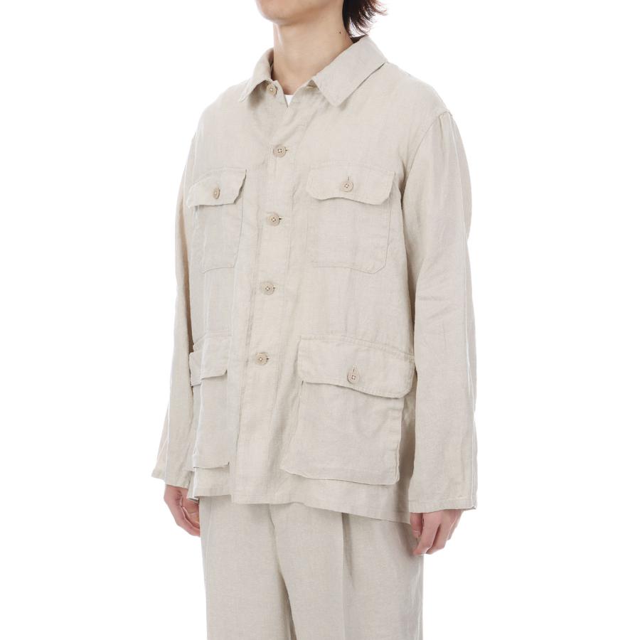 Safari Shirt Jacket / ASH GREY (KS26SJK18) Kaptain Sunshine(キャプテンサンシャイン) |  | 03