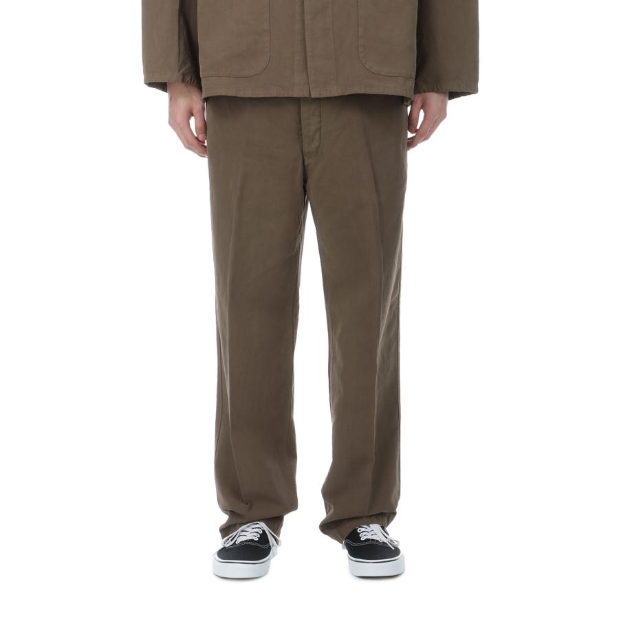 Gaba. Buckleback Work Slacks - CUB BROWN (KS26SPT19) Kaptain Sunshine(キャプテンサンシャイン) |  | 02