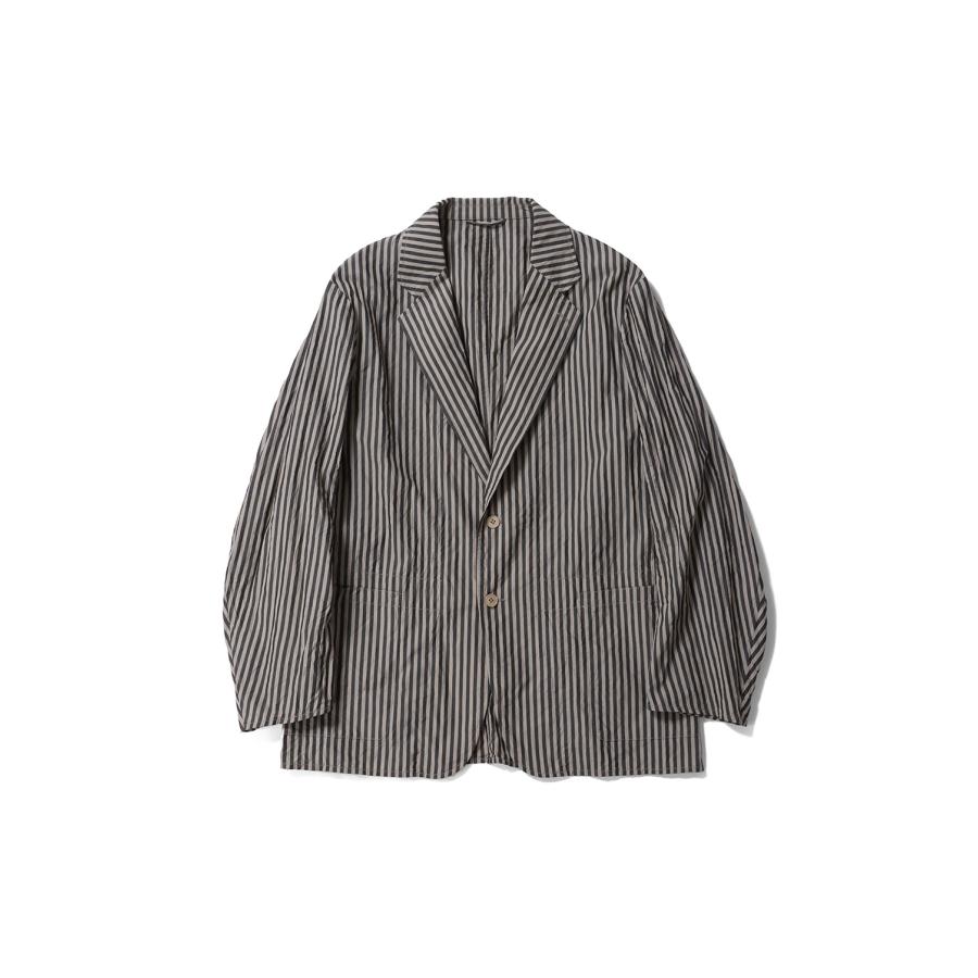 Bumpy Stripe Take Easy Jacket / INK BLACK / ALMOND (KS26SJK28) Kaptain Sunshine(キャプテンサンシャイン) | 