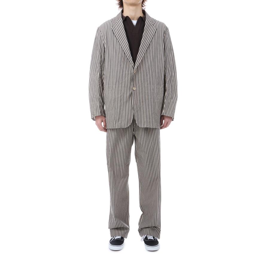 Bumpy Stripe Walk Easy Pants / INK BLACK / ALMOND (KS26SPT23) Kaptain Sunshine(キャプテンサンシャイン) |  | 08