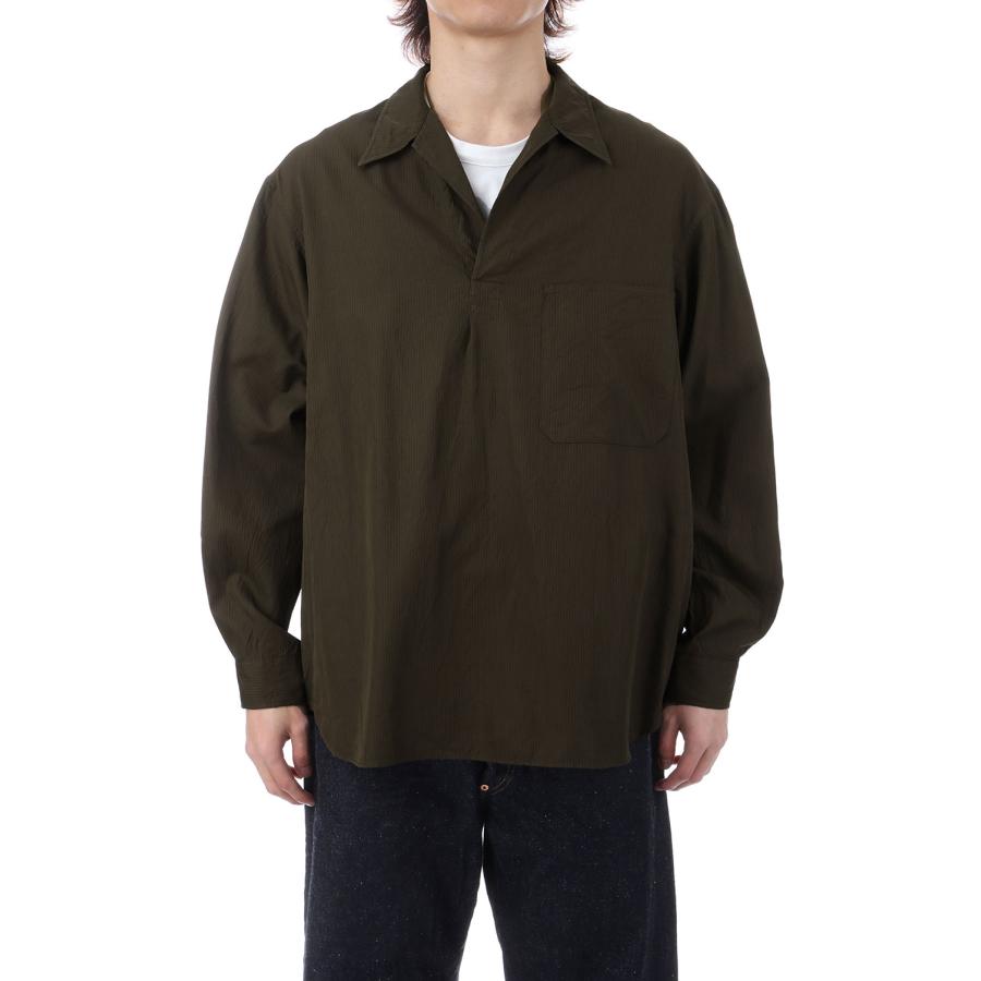 Pullover Shirt STRIPE / BROWN (KS26SSH10) Kaptain Sunshine(キャプテンサンシャイン) |  | 02