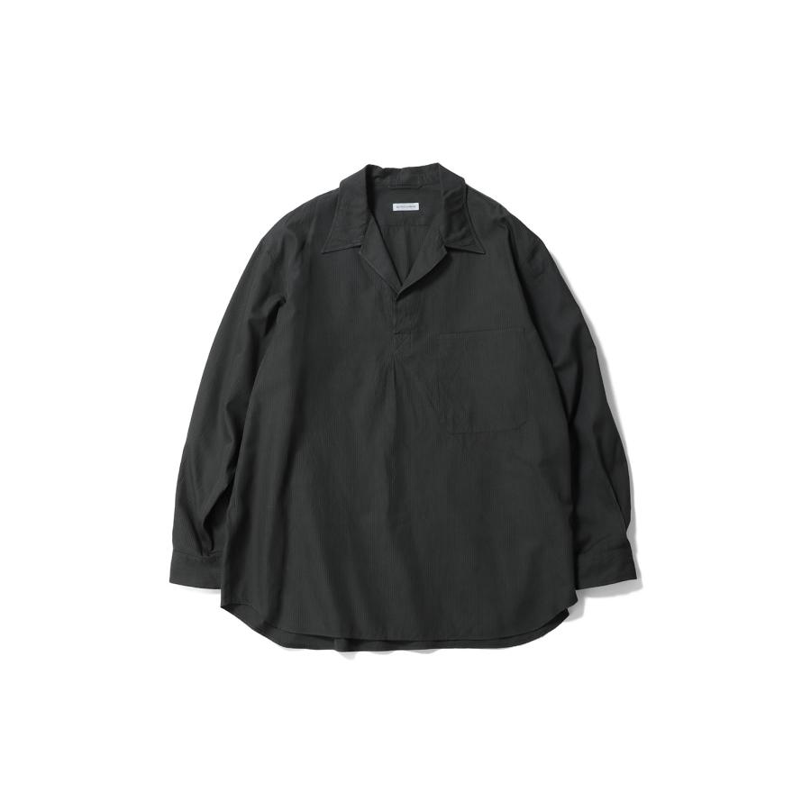 Pullover Shirt STRIPE / INK BLACK (KS26SSH10) Kaptain Sunshine(キャプテンサンシャイン) | 