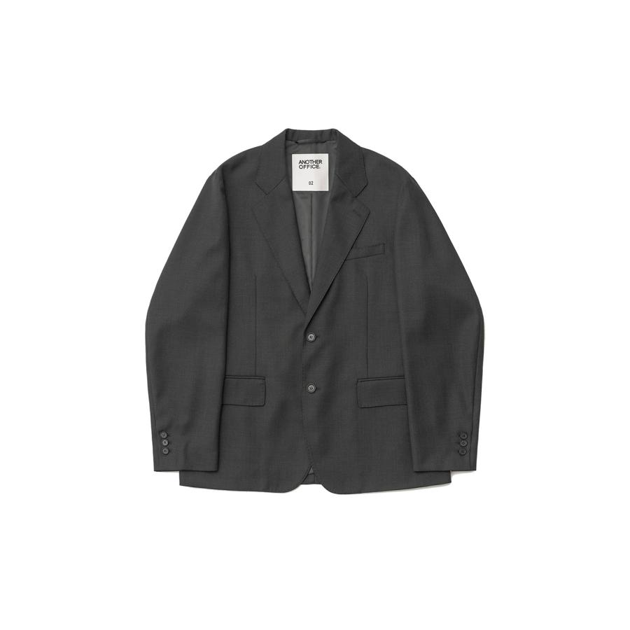 Legacy Single Wool Blazer / HEATHER CHARCOAL (AOEFJK012) ANOTHER OFFICE(アナザー・オフィス) | 