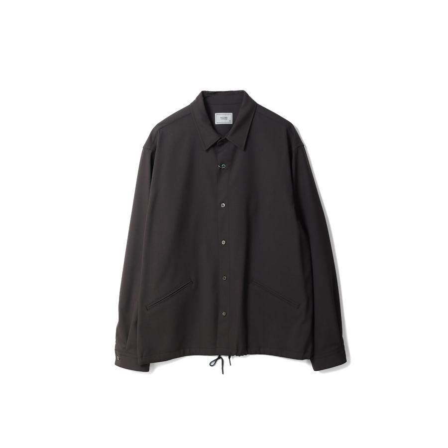 Tropical-Wool Coach Jacket / DARK BROWN (AOFSSH003) ANOTHER OFFICE(アナザー・オフィス) | 