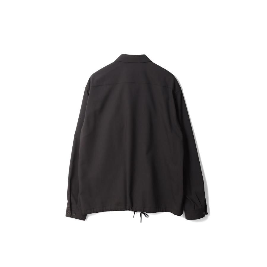 【P10倍】Tropical-Wool Coach Jacket / DARK BROWN (AOFSSH003) ANOTHER OFFICE(アナザー・オフィス) |  | 01