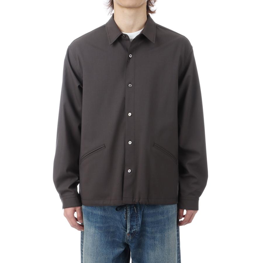 【P10倍】Tropical-Wool Coach Jacket / DARK BROWN (AOFSSH003) ANOTHER OFFICE(アナザー・オフィス) |  | 02
