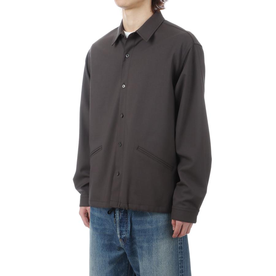 【P10倍】Tropical-Wool Coach Jacket / DARK BROWN (AOFSSH003) ANOTHER OFFICE(アナザー・オフィス) |  | 03